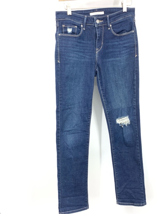 Levi's Denim - Levis Women Size 6 Jeans Dark Wash Classic Mid Rise Skinny Pants Stretch Denim